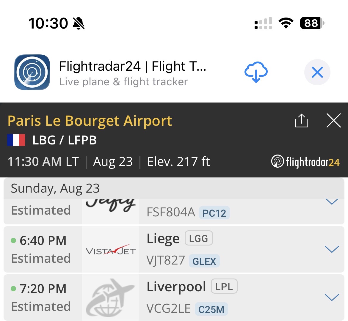 Looked up flight radar after IannotinaRush post